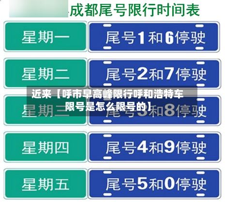 近来【呼市早高峰限行呼和浩特车限号是怎么限号的】-第3张图片