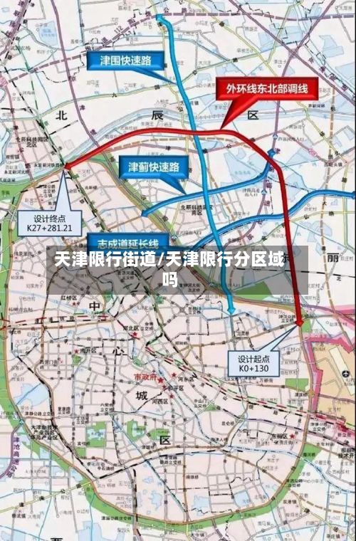 天津限行街道/天津限行分区域吗