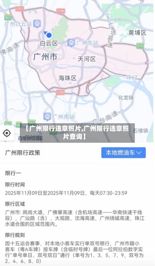 【广州限行违章照片,广州限行违章照片查询】-第2张图片