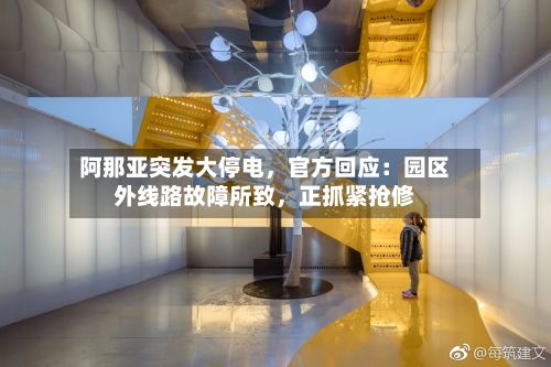 阿那亚突发大停电，官方回应：园区外线路故障所致	，正抓紧抢修-第2张图片