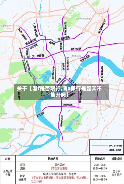 关于【浙f是否限行,浙a限行是整天不能开吗】-第3张图片