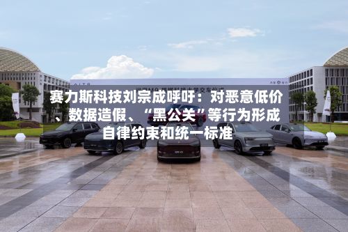 赛力斯科技刘宗成呼吁：对恶意低价、数据造假	、“黑公关”等行为形成自律约束和统一标准-第1张图片