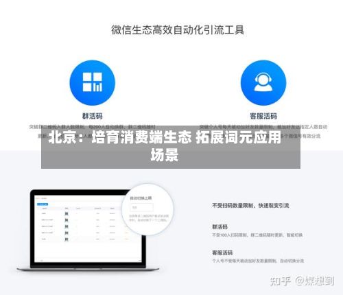 北京:培育消费端生态 拓展词元应用场景-第2张图片