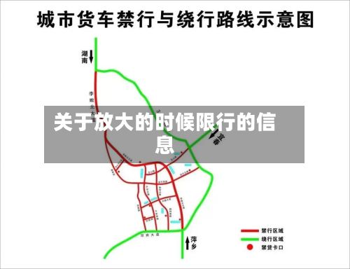 关于放大的时候限行的信息