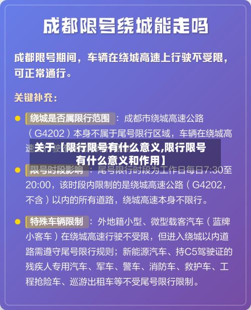 关于【限行限号有什么意义,限行限号有什么意义和作用】-第3张图片