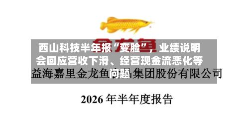 西山科技半年报“变脸	”	，业绩说明会回应营收下滑、经营现金流恶化等问题-第2张图片