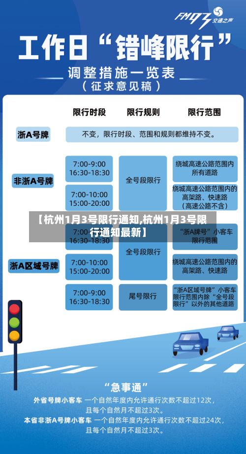 【杭州1月3号限行通知,杭州1月3号限行通知最新】-第2张图片