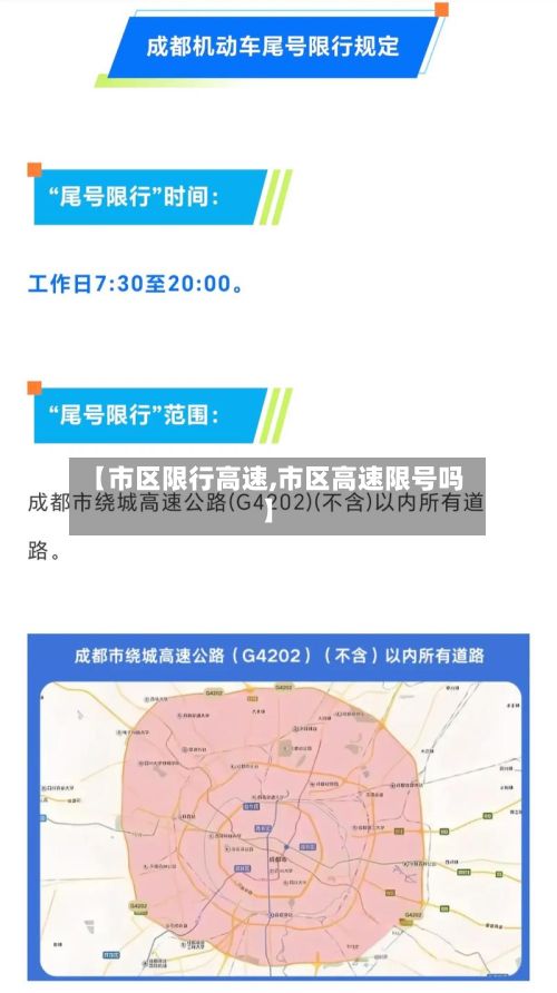 【市区限行高速,市区高速限号吗】-第2张图片