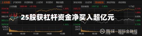 25股获杠杆资金净买入超亿元