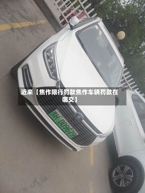 近来【焦作限行罚款焦作车辆罚款在哪交】