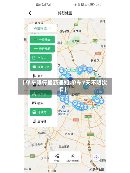【单车限行最新通知,单车7天不限次卡】-第2张图片