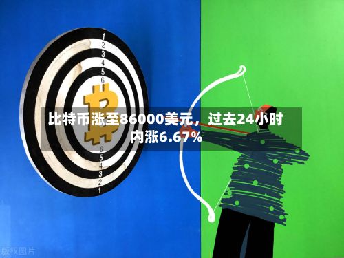 比特币涨至86000美元，过去24小时内涨6.67%