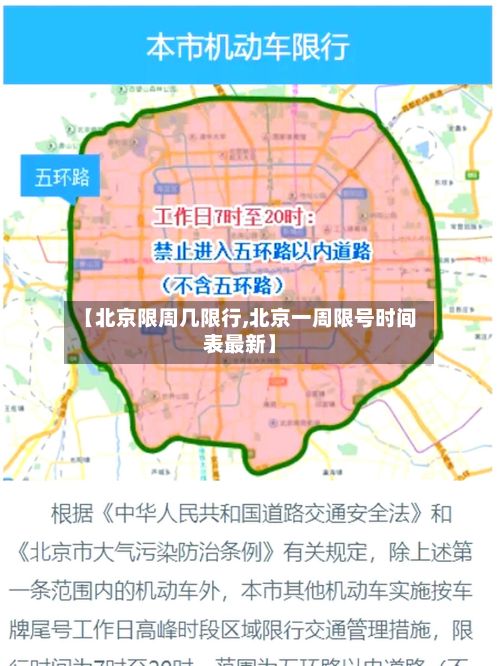 【北京限周几限行,北京一周限号时间表最新】-第2张图片