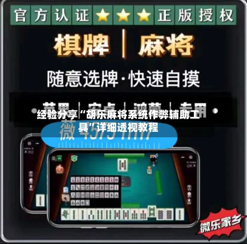 经验分享“胡乐麻将系统作弊辅助工具	”详细透视教程-第2张图片