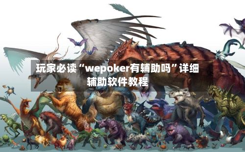 玩家必读“wepoker有辅助吗”详细辅助软件教程