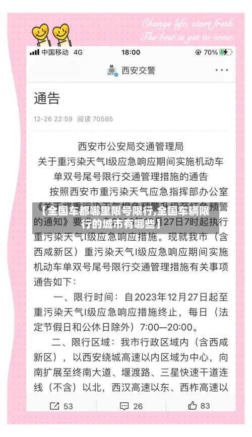 【全国车都哪里限号限行,全国车辆限行的城市有哪些】