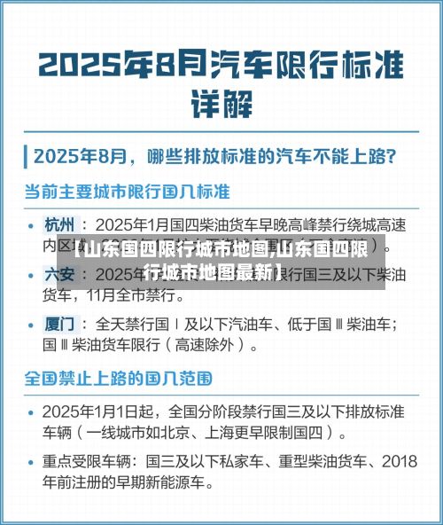 【山东国四限行城市地图,山东国四限行城市地图最新】-第3张图片