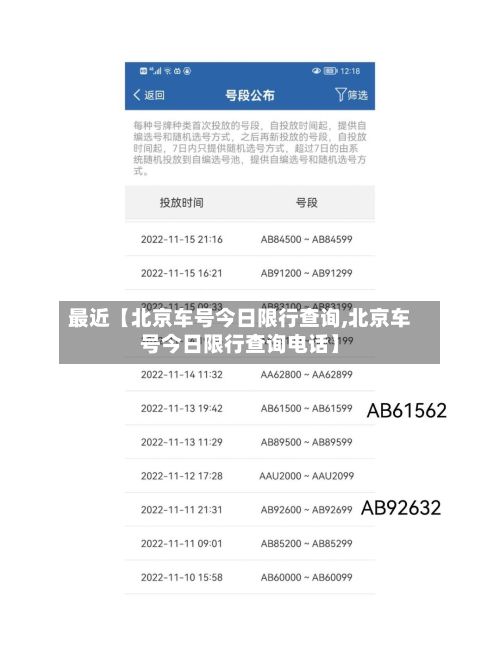 最近【北京车号今日限行查询,北京车号今日限行查询电话】