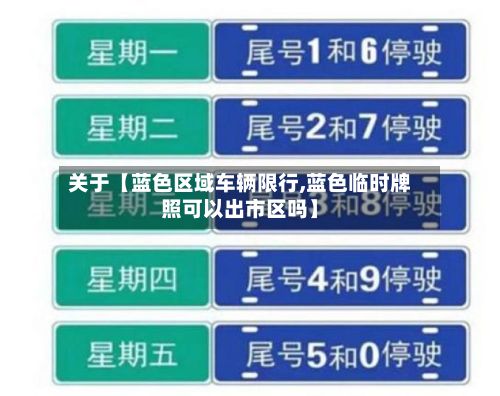 关于【蓝色区域车辆限行,蓝色临时牌照可以出市区吗】