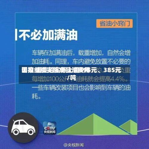 国家继续实施成品油费用调控 调控后实际上调395元、385元/吨-第2张图片