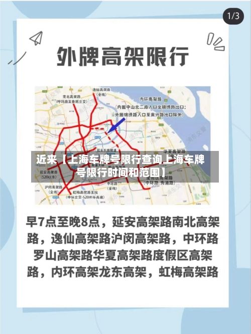 近来【上海车牌号限行查询上海车牌号限行时间和范围】