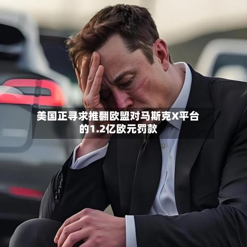 美国正寻求推翻欧盟对马斯克X平台的1.2亿欧元罚款