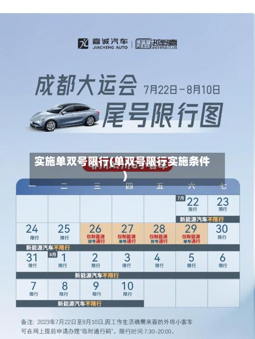 实施单双号限行(单双号限行实施条件)