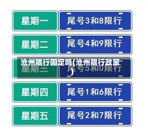 沧州限行固定吗(沧州限行政策)-第2张图片