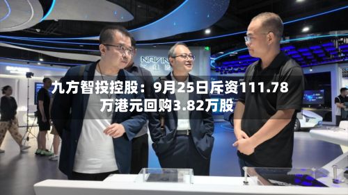 九方智投控股：9月25日斥资111.78万港元回购3.82万股-第2张图片