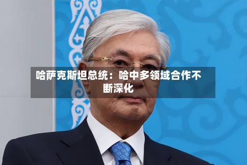 哈萨克斯坦总统：哈中多领域合作不断深化