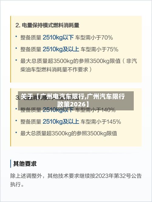 关于【广州电汽车限行,广州汽车限行政策2026】