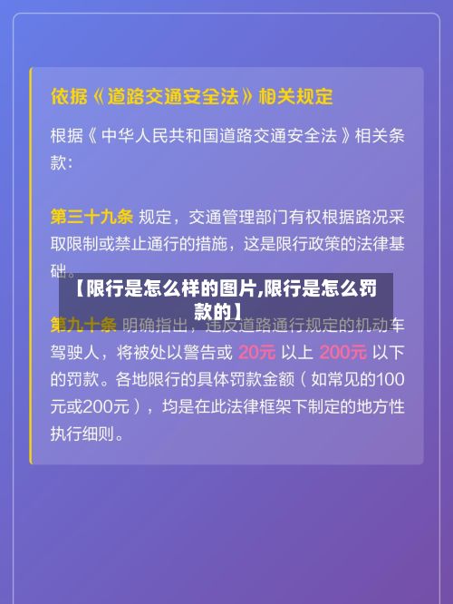 【限行是怎么样的图片,限行是怎么罚款的】-第2张图片