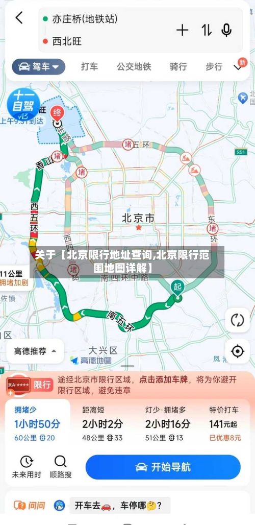 关于【北京限行地址查询,北京限行范围地图详解】-第2张图片