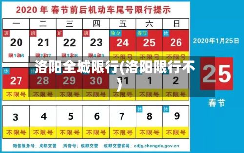 洛阳全城限行(洛阳限行不)