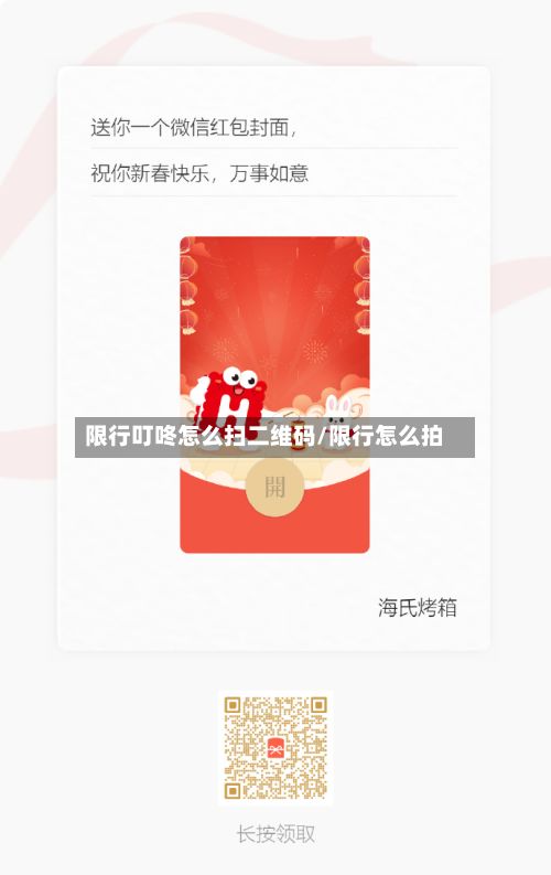 限行叮咚怎么扫二维码/限行怎么拍-第3张图片