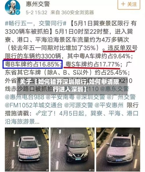 关于【如何错开深圳限行,如何申请限行进入深圳】-第3张图片