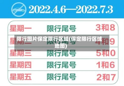 限行图片保定限行区域(保定限行区域地图)