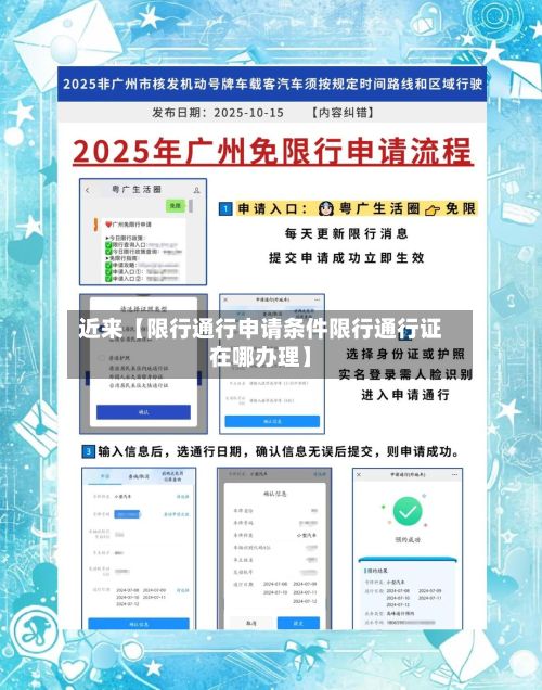近来【限行通行申请条件限行通行证在哪办理】-第2张图片