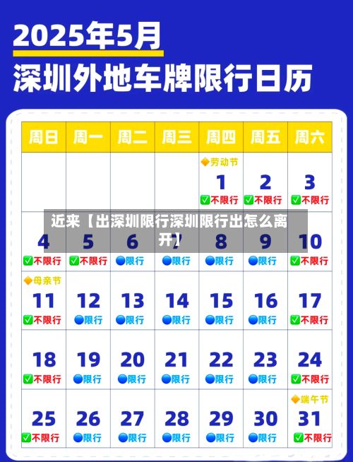 近来【出深圳限行深圳限行出怎么离开】