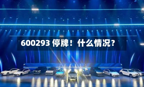 600293 停牌！什么情况？