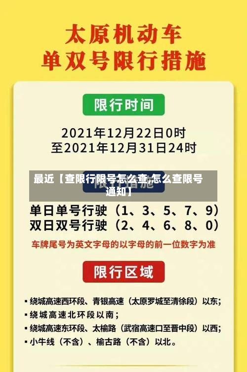 最近【查限行限号怎么查,怎么查限号通知】