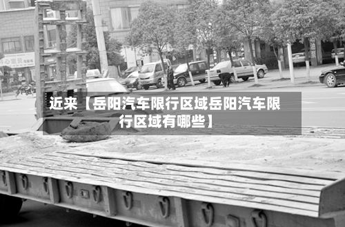 近来【岳阳汽车限行区域岳阳汽车限行区域有哪些】-第2张图片