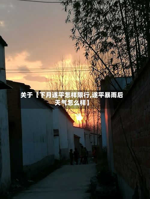 关于【下月遂平怎样限行,遂平暴雨后天气怎么样】