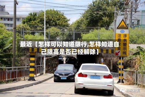 最近【怎样可以知道限行,怎样知道自己限高是否已经解除】-第3张图片