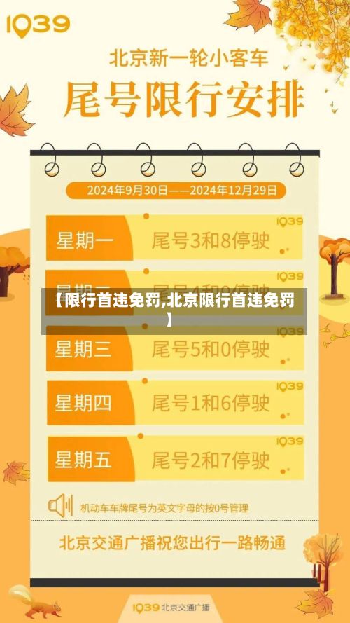 【限行首违免罚,北京限行首违免罚】-第2张图片