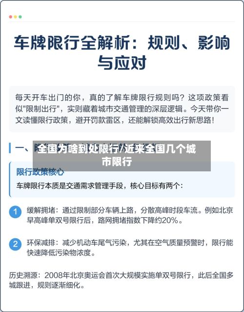 全国为啥到处限行/近来全国几个城市限行-第2张图片