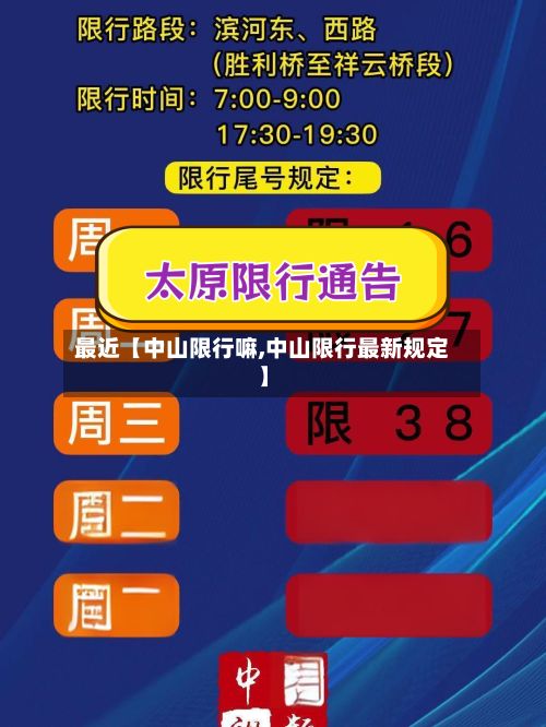 最近【中山限行嘛,中山限行最新规定】-第2张图片