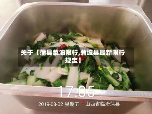 关于【蒲县菜油限行,蒲城县最新限行规定】-第2张图片