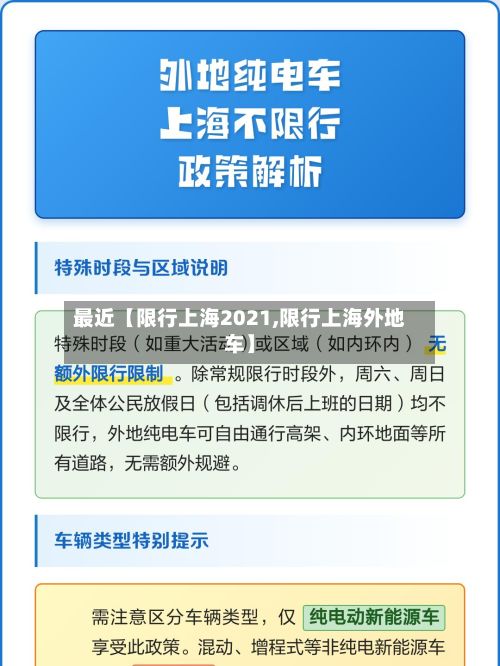 最近【限行上海2021,限行上海外地车】-第3张图片