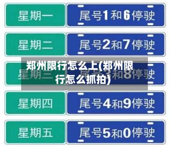 郑州限行怎么上(郑州限行怎么抓拍)-第2张图片